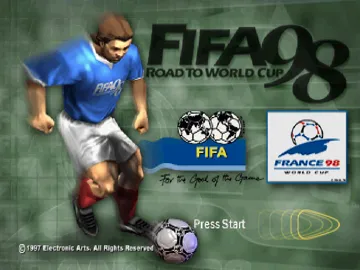 FIFA - En Route pour la Coupe du Monde 98 (FR) screen shot title